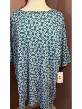 LuLaRoe Minnie Mouse Print Irma High Low Tunic Womens XL New